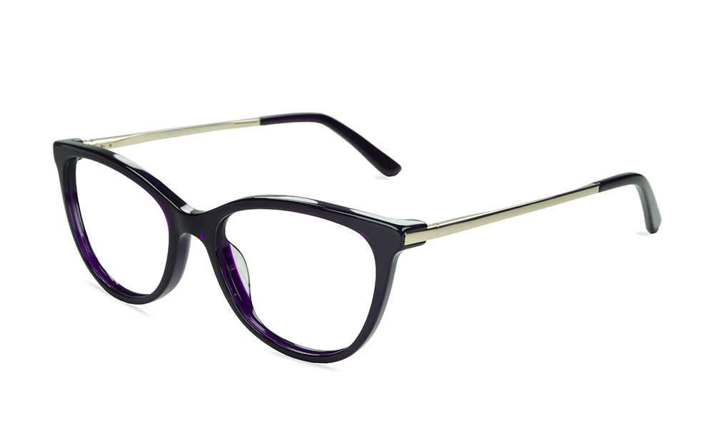 Elsa Cat Eye Purple Full Rim Eyeglasses