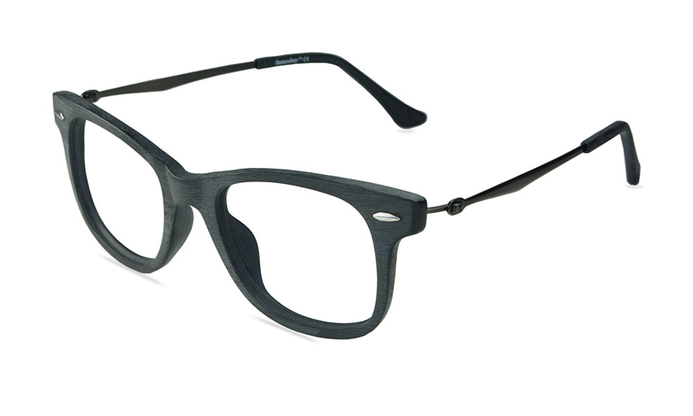 Woodside Horn Black Full Rim Eyeglasses