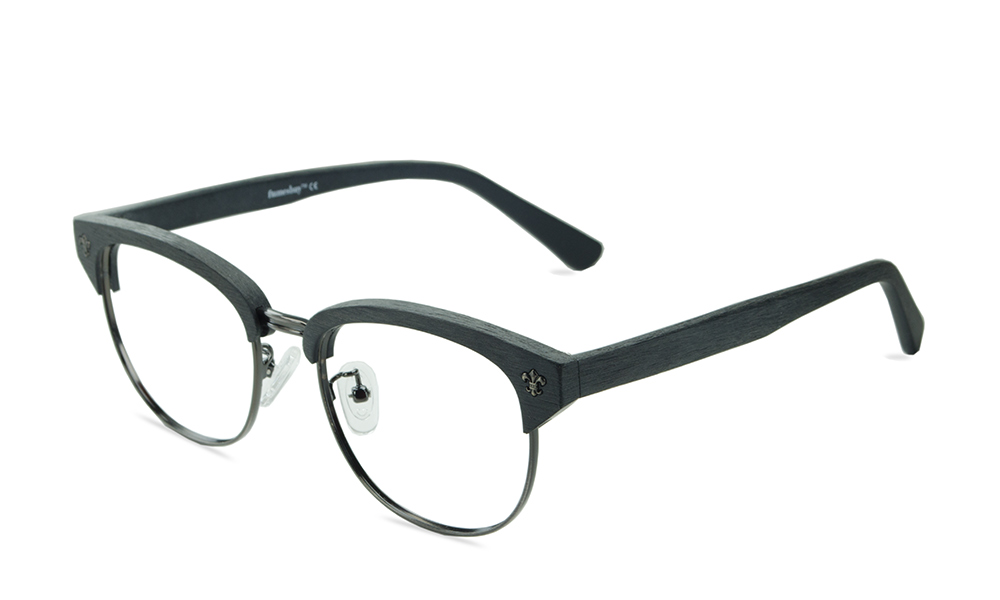 Paladin Horn Black Full Rim Eyeglasses