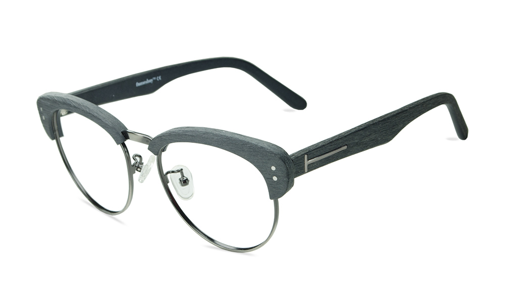 Beckon Horn Black Full Rim Eyeglasses