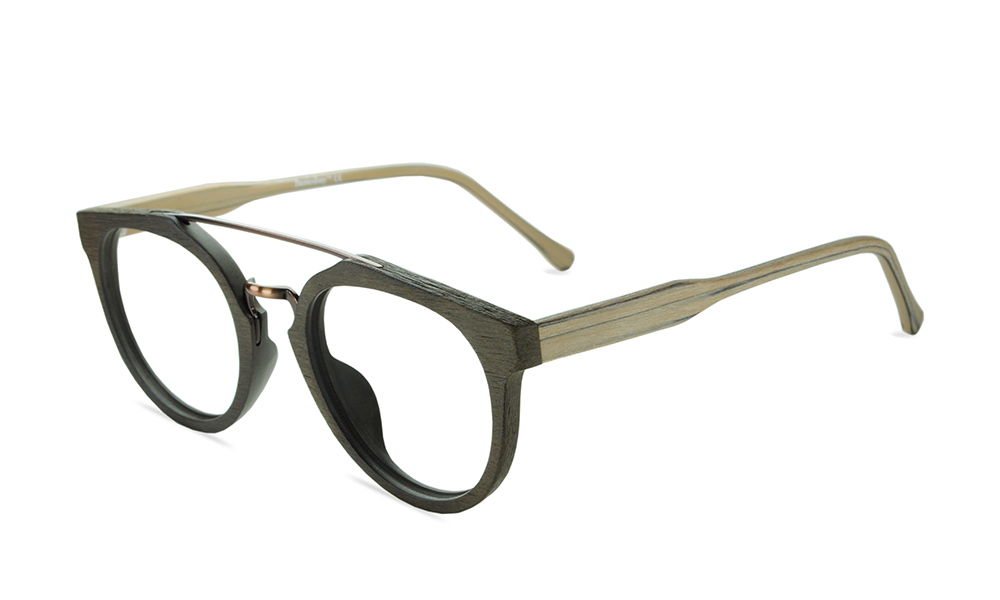 Symphony Aviator Coffee Full Rim Eyeglasses