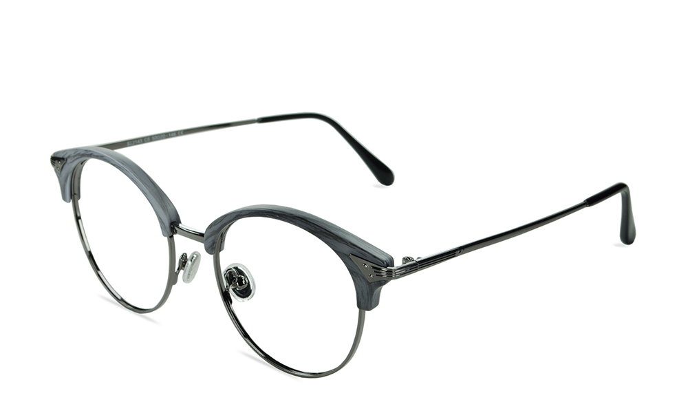 Mythical Horn Grey Full Rim Eyeglasses