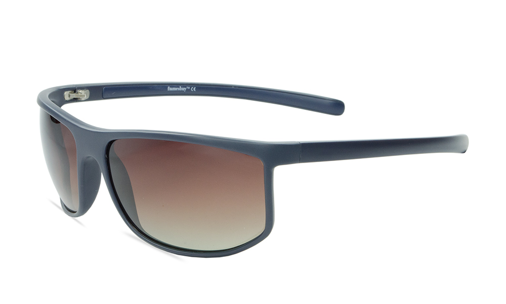 Splendour Rectangle Blue Full Rim Sunglasses