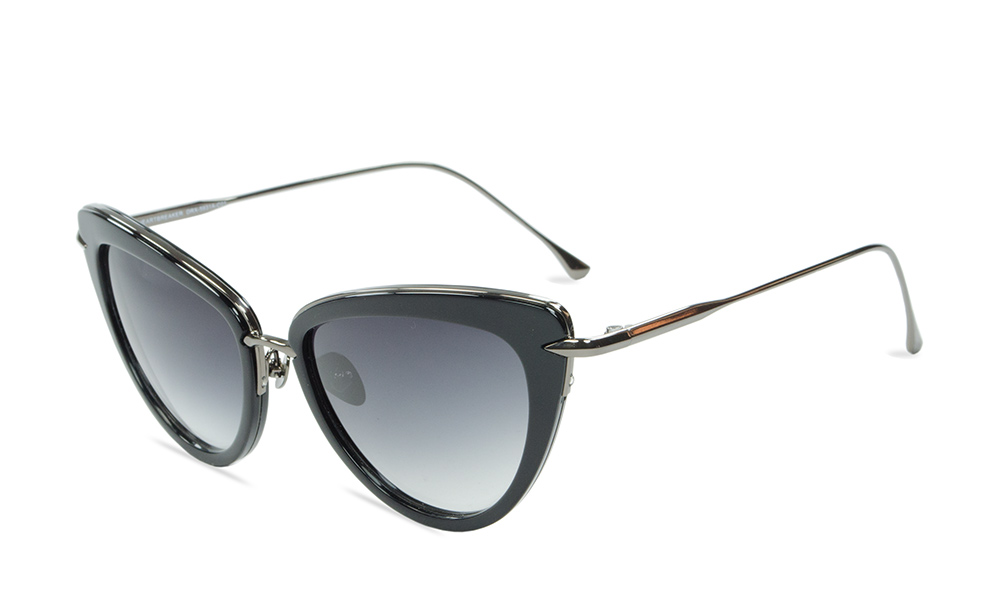 Tyra Cat Eye Black Full Rim Sunglasses