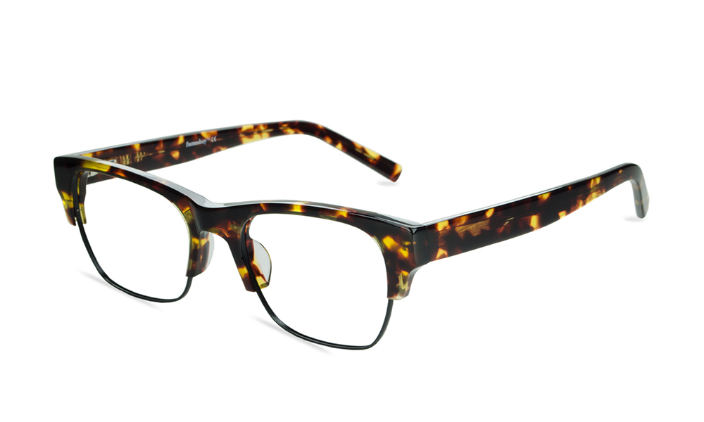 Avez Rectangle Tortoise Full Rim Eyeglasses