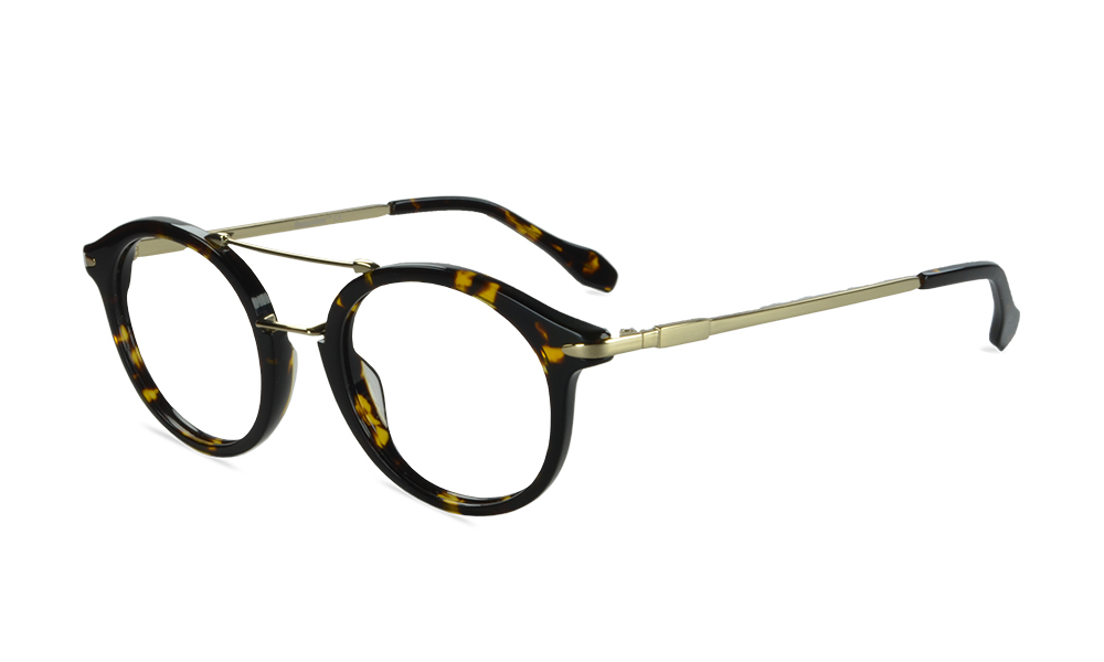 Saga Round Tortoise Full Rim Eyeglasses