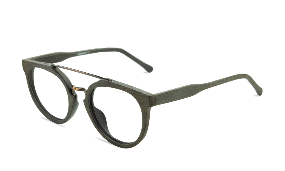 Arresting Aviator Coffee Full Rim Eyeglasses