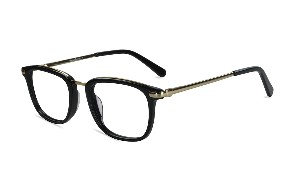 Zion Square Black Full Rim Eyeglasses