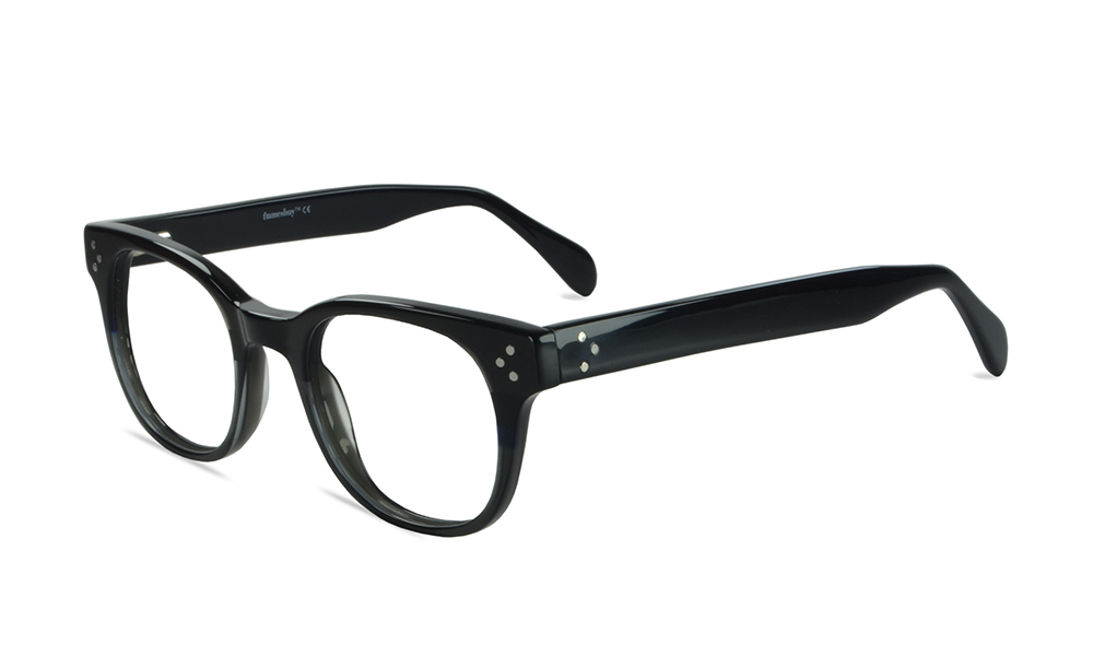 Glorious Horn Black Full Rim Eyeglasses