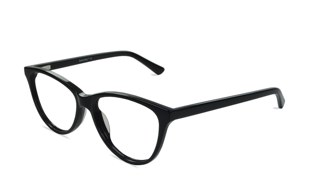 Atlas Oval Black Full Rim Eyeglasses