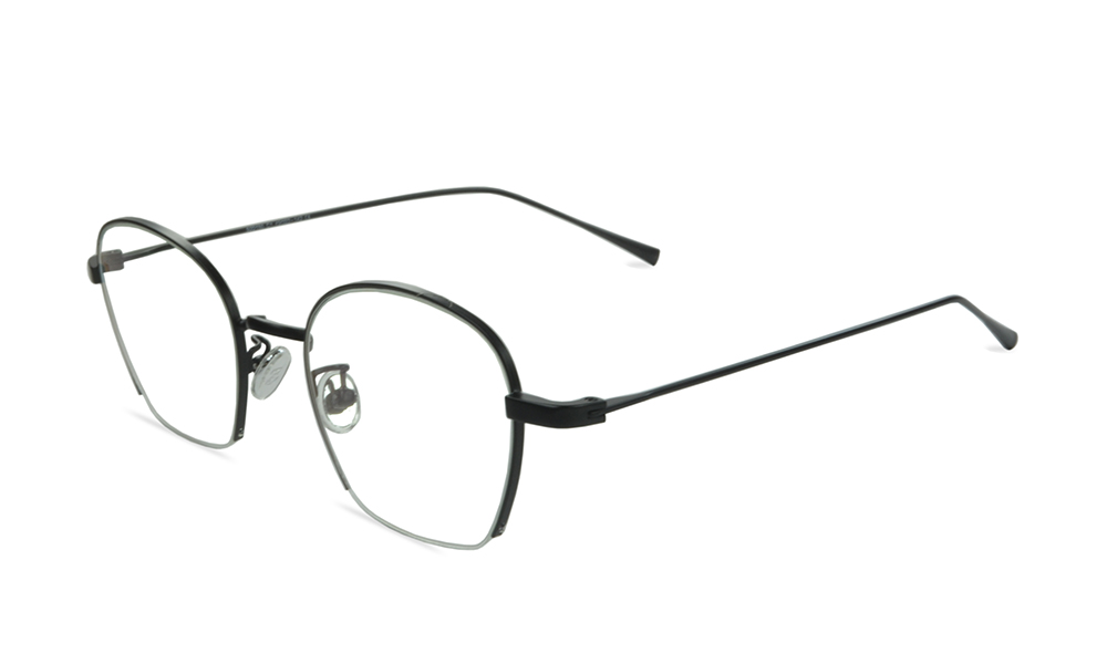 Corona Square Black Full Rim Eyeglasses