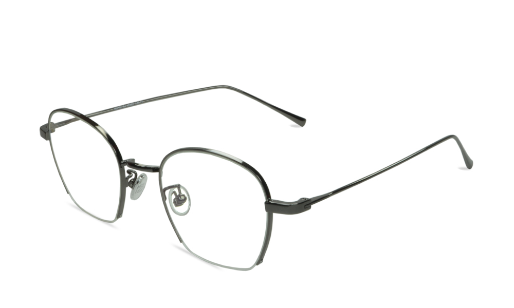 Martian Square Gunmetal Full Rim Eyeglasses