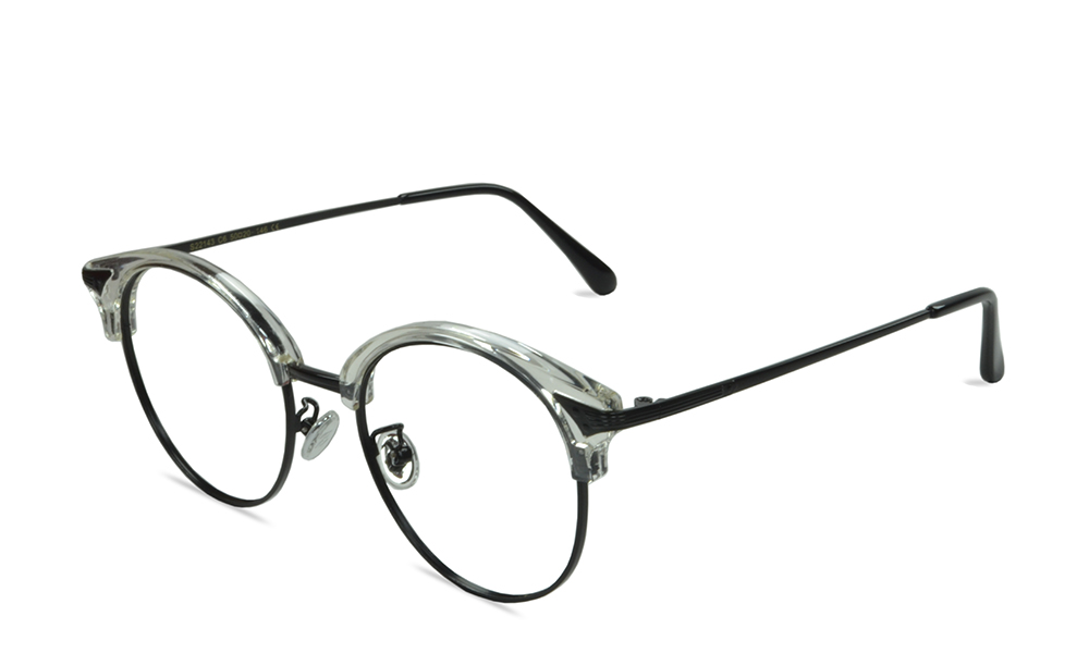Scylla Round Clear Full Rim Eyeglasses