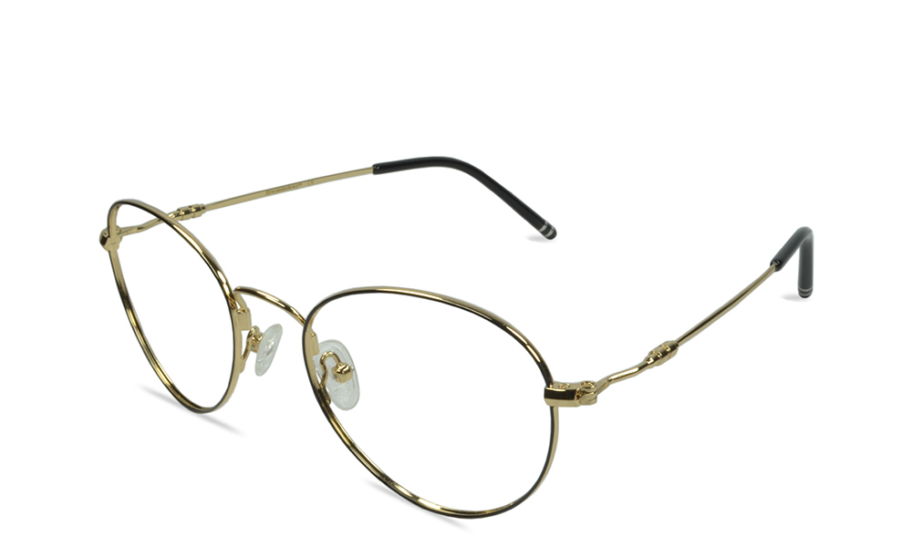 Bram Oval Black Full Rim Eyeglasses
