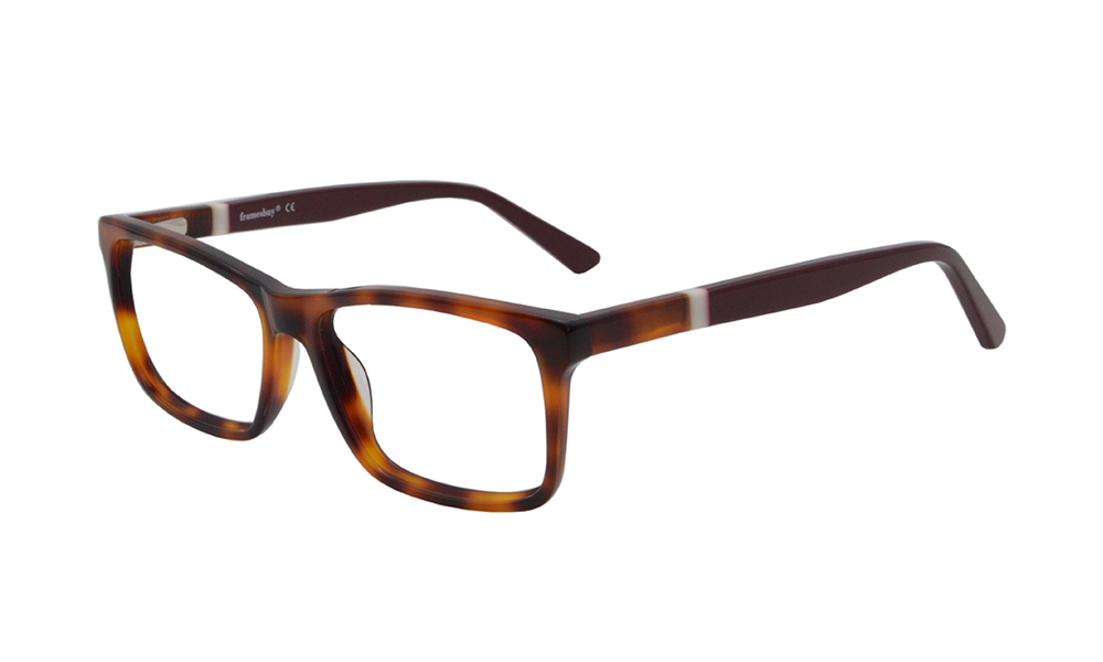 Simba Rectangle Tortoise Full Rim Eyeglasses