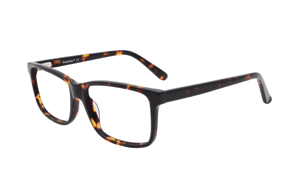 Andy Rectangle Tortoise Full Rim Eyeglasses