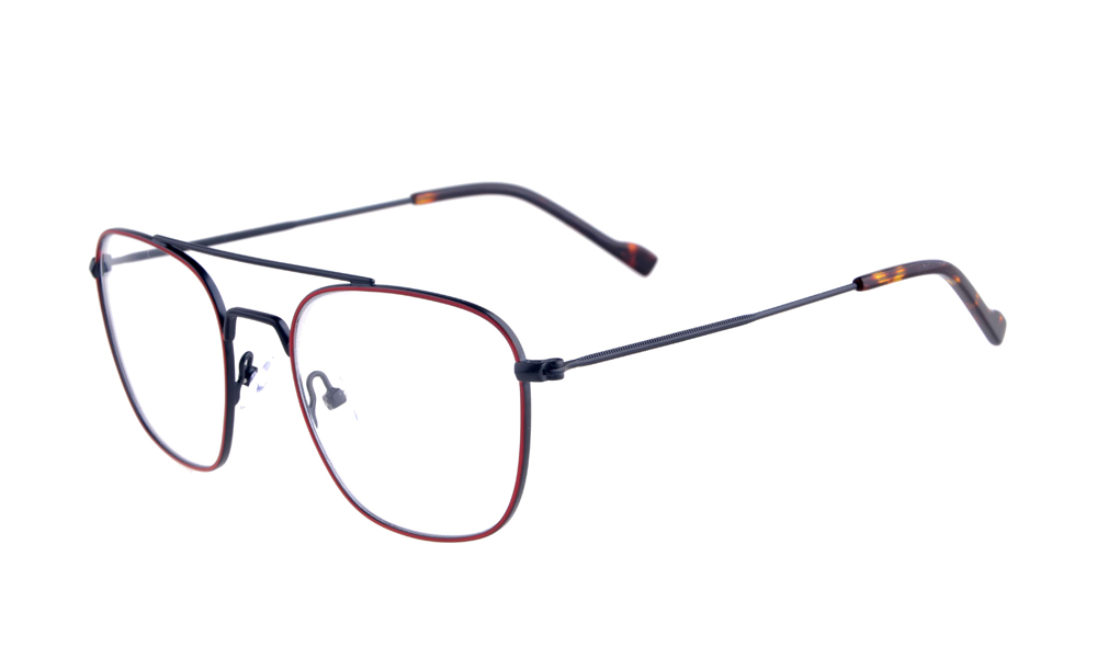 Grigory Aviator Red Full Rim Eyeglasses
