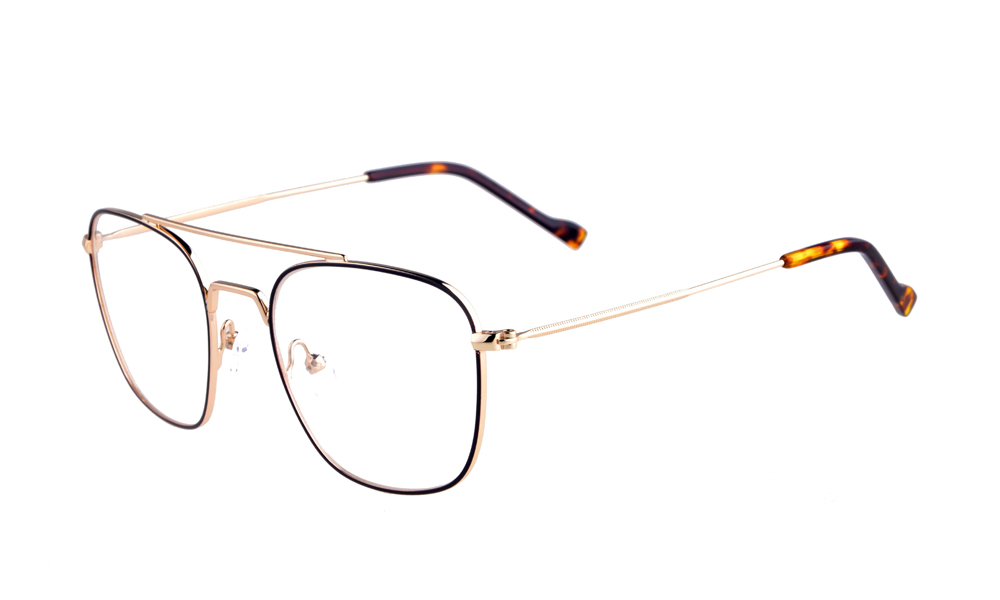 Pablo Square Black Full Rim Eyeglasses