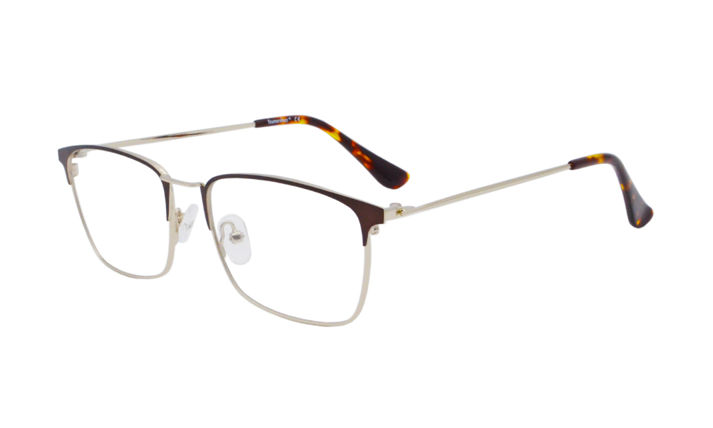 Adras Square Brown Full Rim Eyeglasses