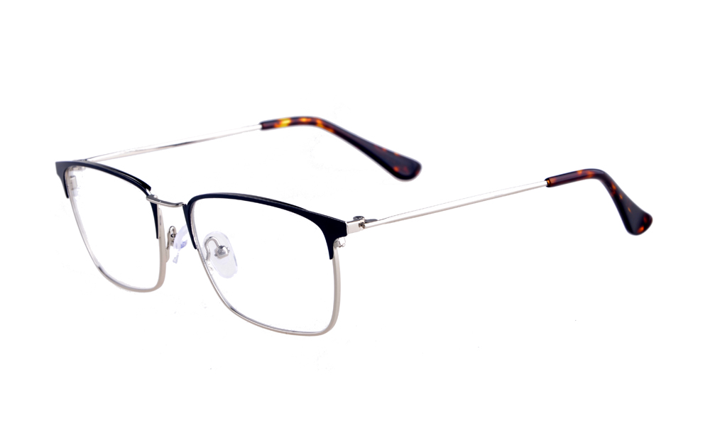 Adras Square Black Full Rim Eyeglasses
