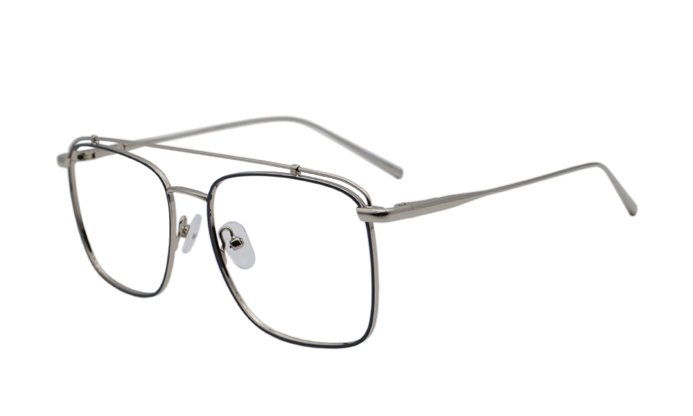 Vanna Square Grey Full Rim Eyeglasses