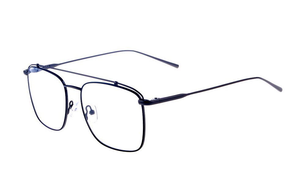 Uno Square Gunmetal Full Rim Eyeglasses