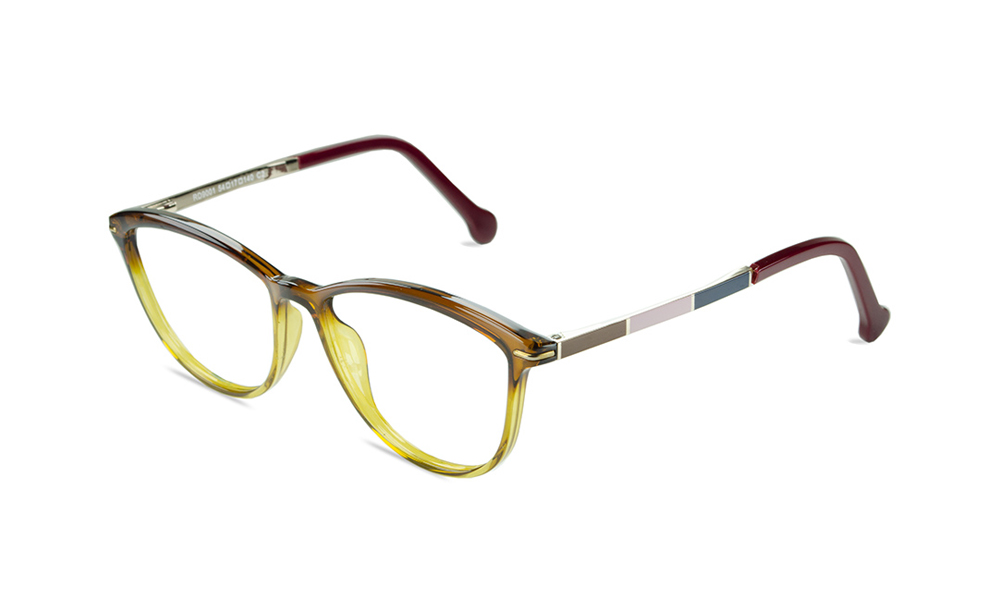 Harmonia Oval Dual Tone Full Rim Eyeglasses