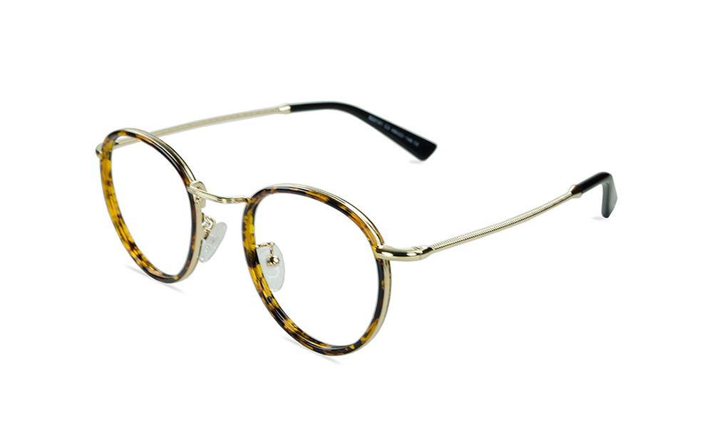 Java Round Tortoise Full Rim Eyeglasses