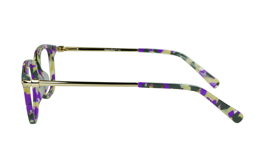 Zion Square Floral Full Rim Eyeglasses