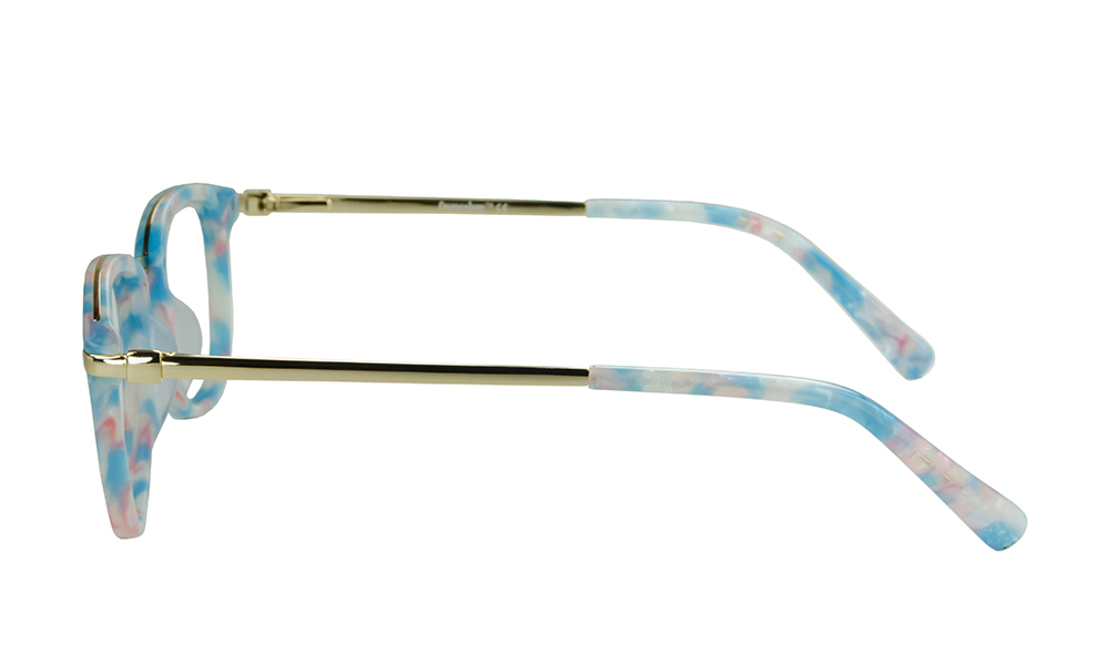 Zion Square Floral Full Rim Eyeglasses