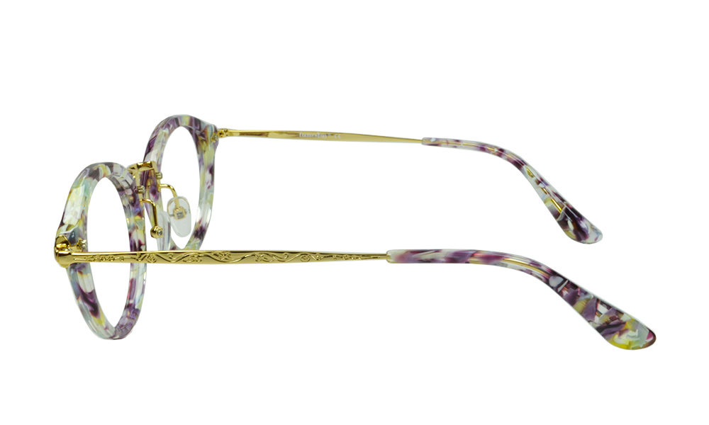 Tweety Horn Floral Full Rim Eyeglasses