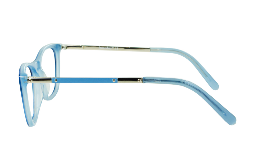 Naunet Square Blue Full Rim Eyeglasses