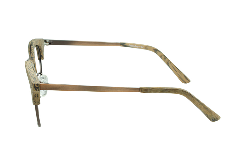 Iris Square Brown Full Rim Eyeglasses