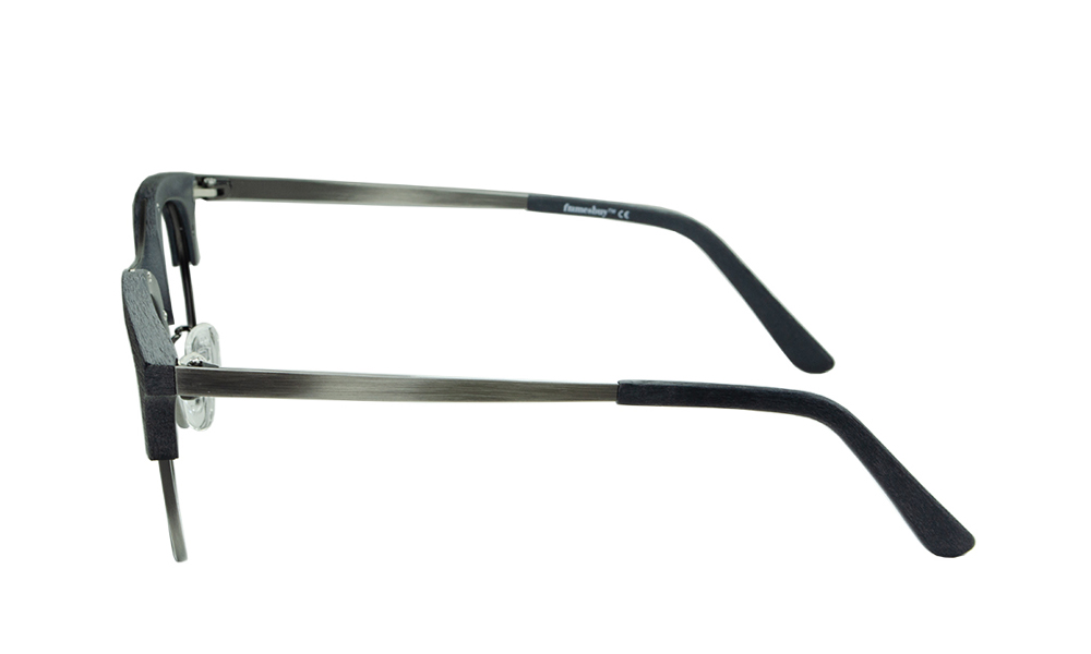 Iris Square Black Full Rim Eyeglasses