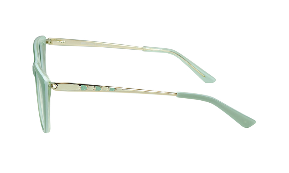 Nava Cat Eye Green Full Rim Eyeglasses