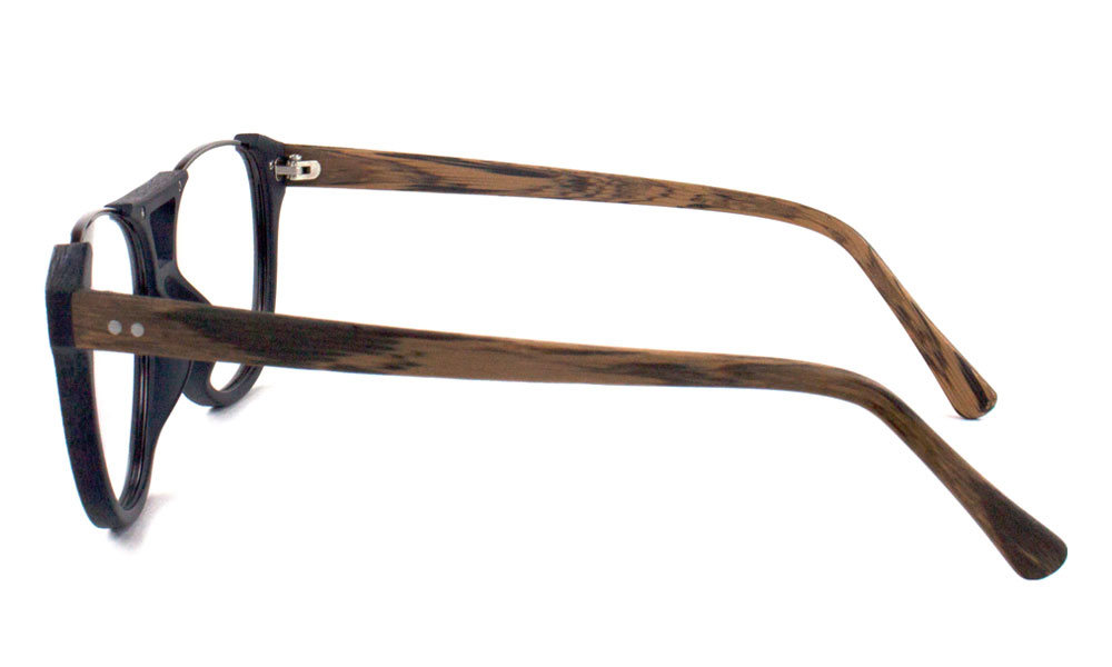 Jibe Square Black Full Rim Eyeglasses
