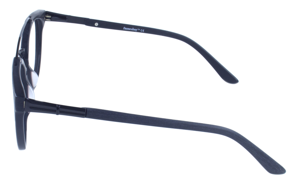 Mabel Horn Black Full Rim Eyeglasses