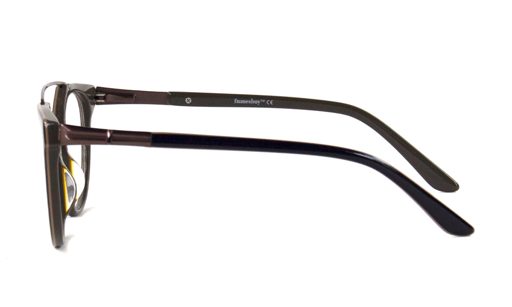Mabel Horn Black Full Rim Eyeglasses