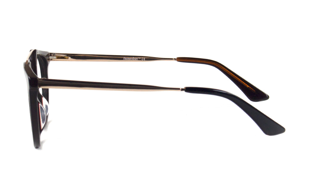 Squeakey Aviator Black Full Rim Eyeglasses