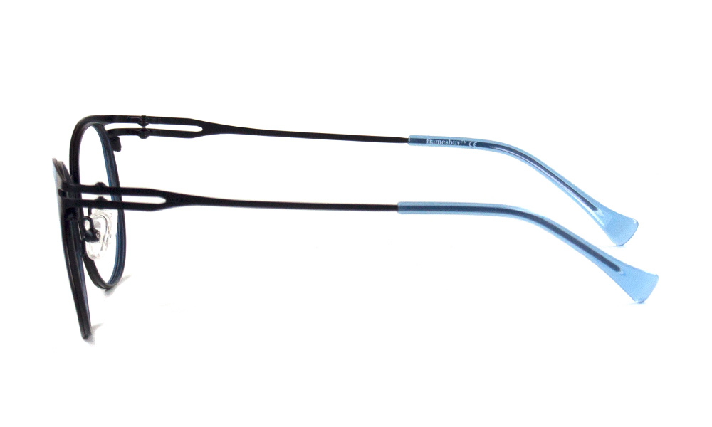 Bleak Horn Blue Full Rim Eyeglasses