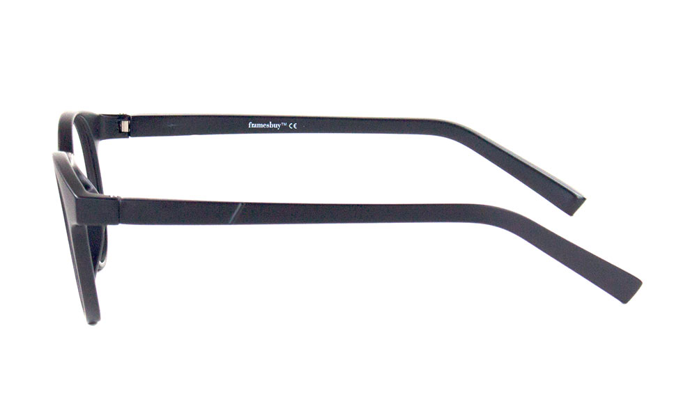 Oyster Horn Black Full Rim Eyeglasses