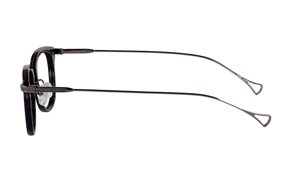 Dame Square Black Full Rim Eyeglasses