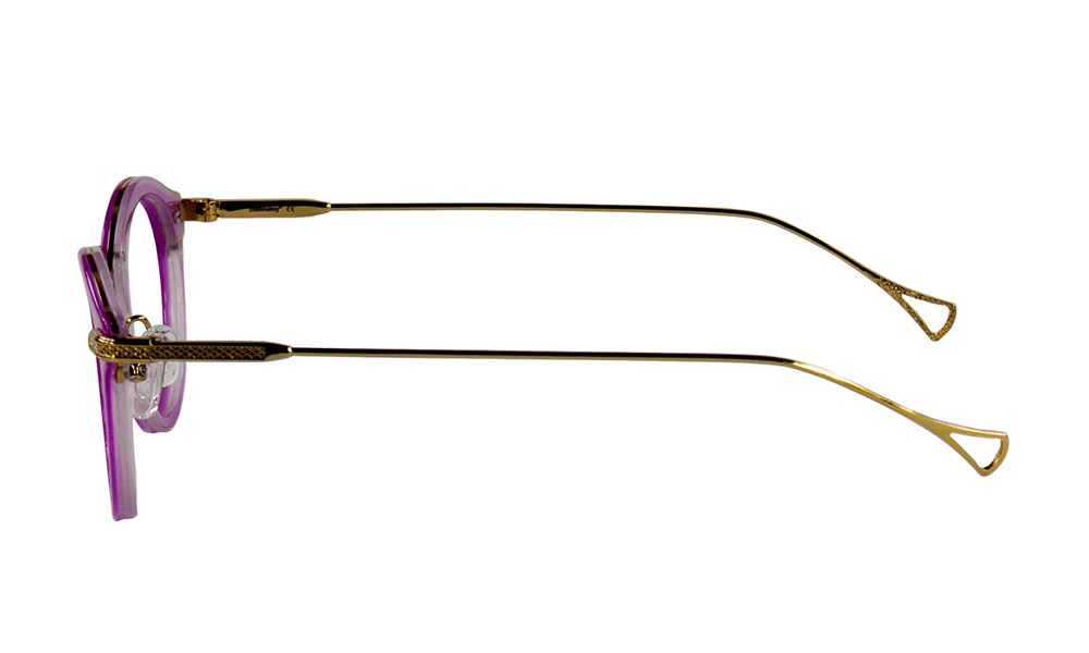 Jolie Oval Pink Full Rim Eyeglasses