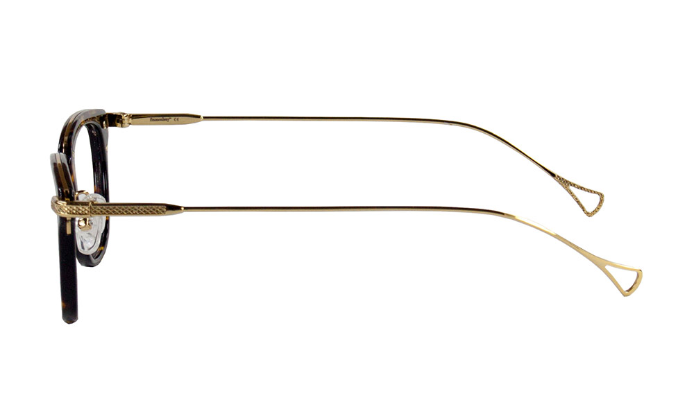 Dame Square Tortoise Full Rim Eyeglasses
