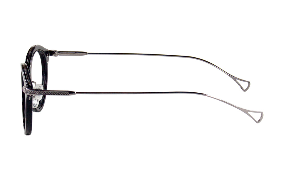Jolie Oval Black Full Rim Eyeglasses