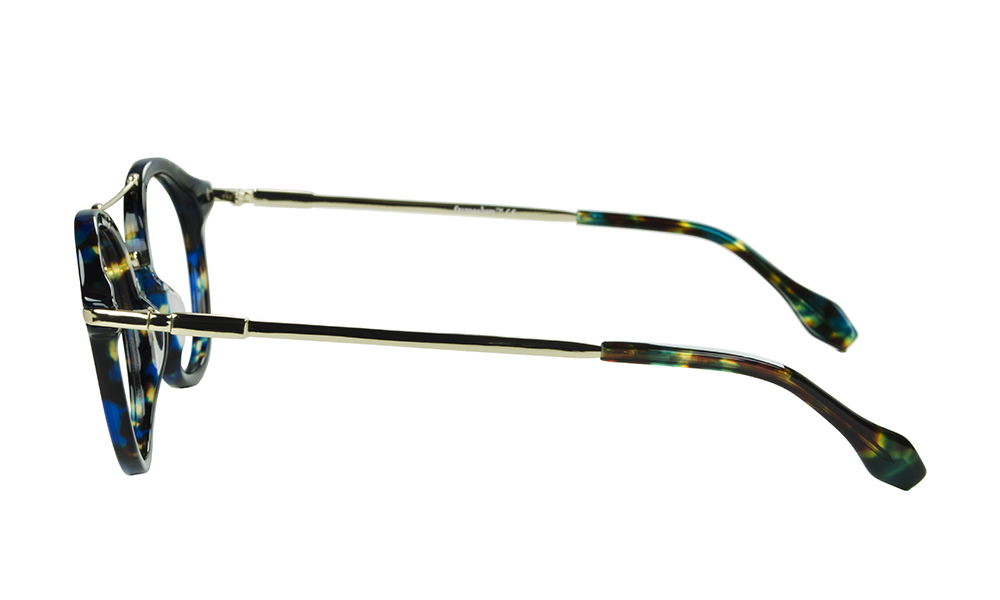 Saga Round Tortoise Full Rim Eyeglasses