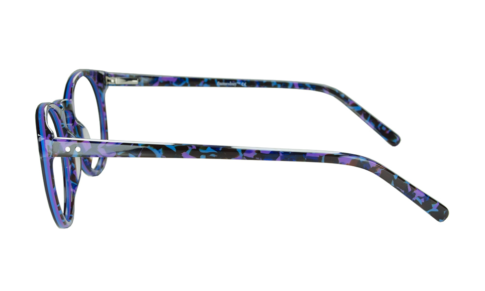 Jola Round Purple Full Rim Eyeglasses