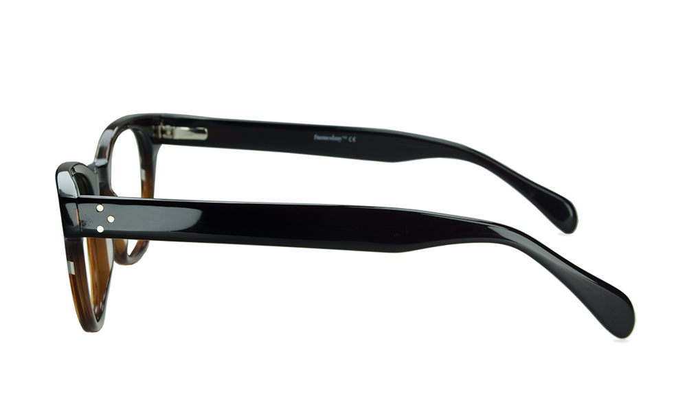 Glorious Horn Dual Tone Full Rim Eyeglasses