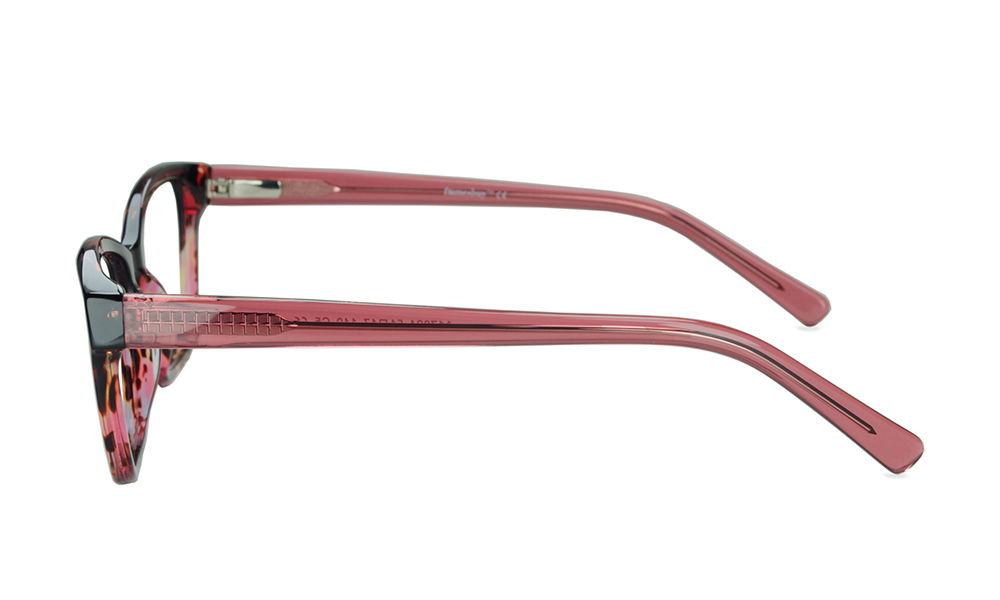 Popping Square Tortoise Full Rim Eyeglasses