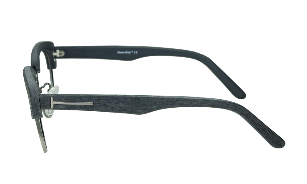 Beckon Horn Black Full Rim Eyeglasses